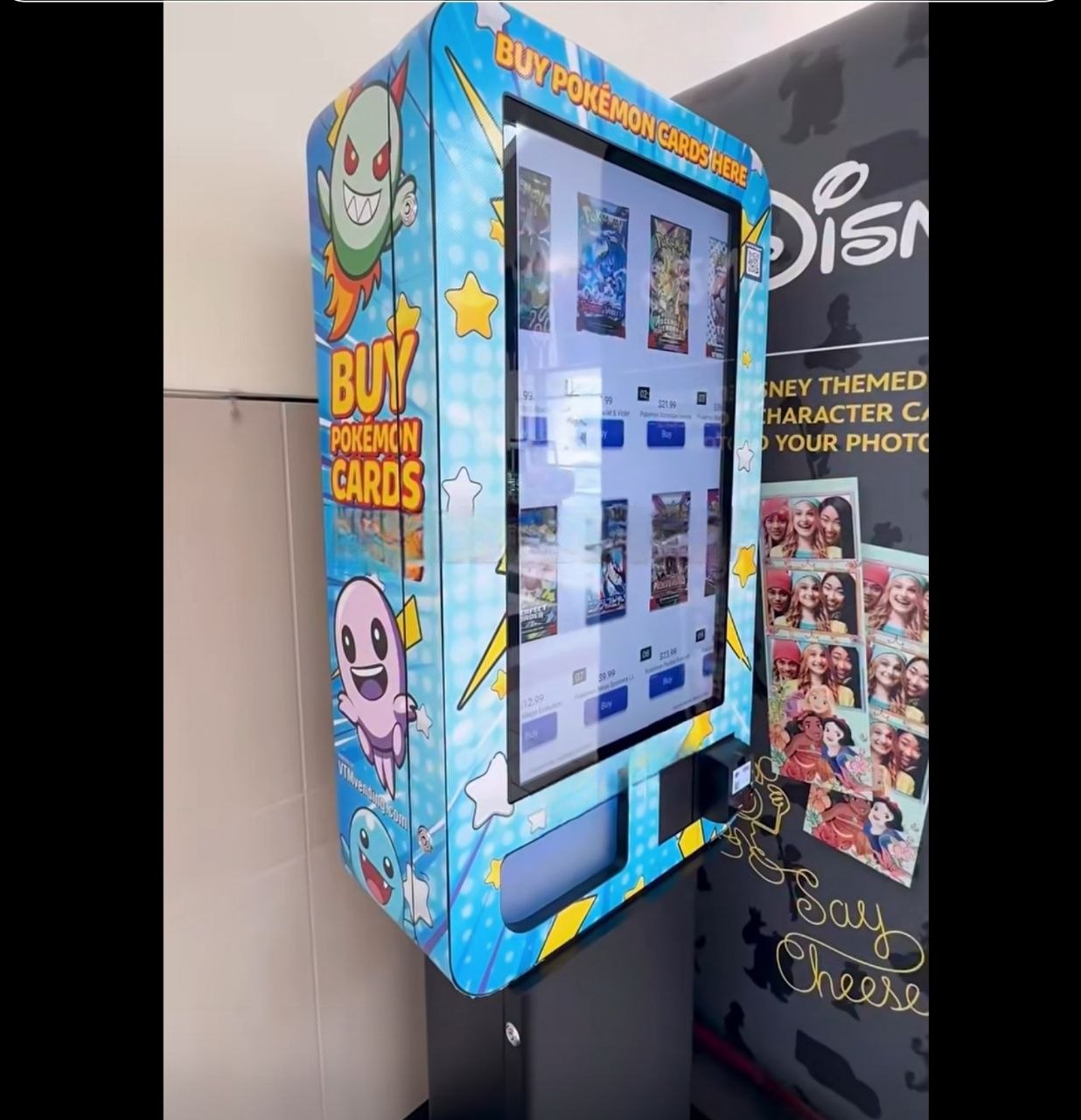 Pokémon trading card vending machine Henderson